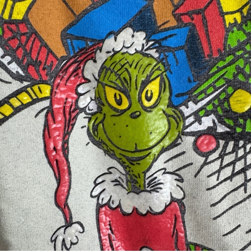 Dr Suess Grinch Christmas Vintage 2001 Shirt Size Medium Unisex - Picture 3 of 10